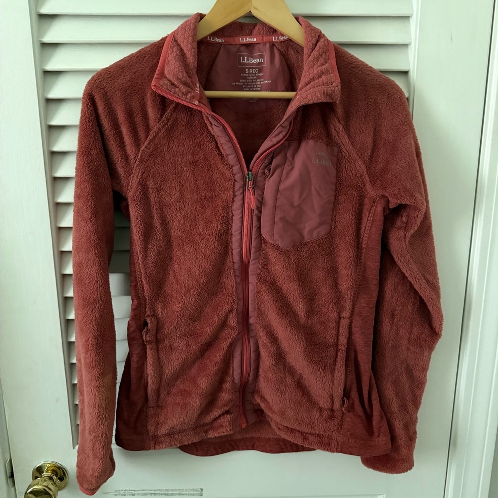 L.L. Bean Women's Rust Teddy Jacket